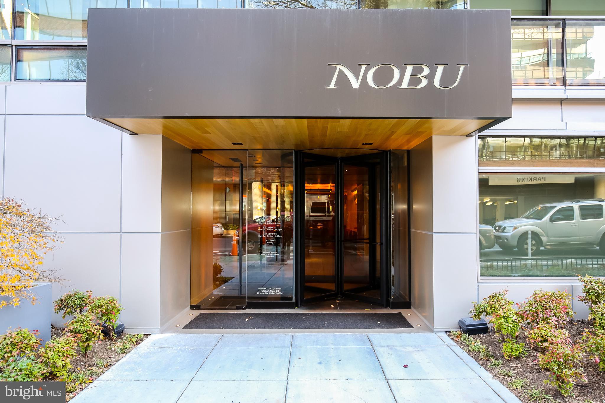 2501 M Street Northwest, Unit 412 Washington, DC 20037 - Photo 35 of 37 Nobu Restaurant Downstairs Street Level