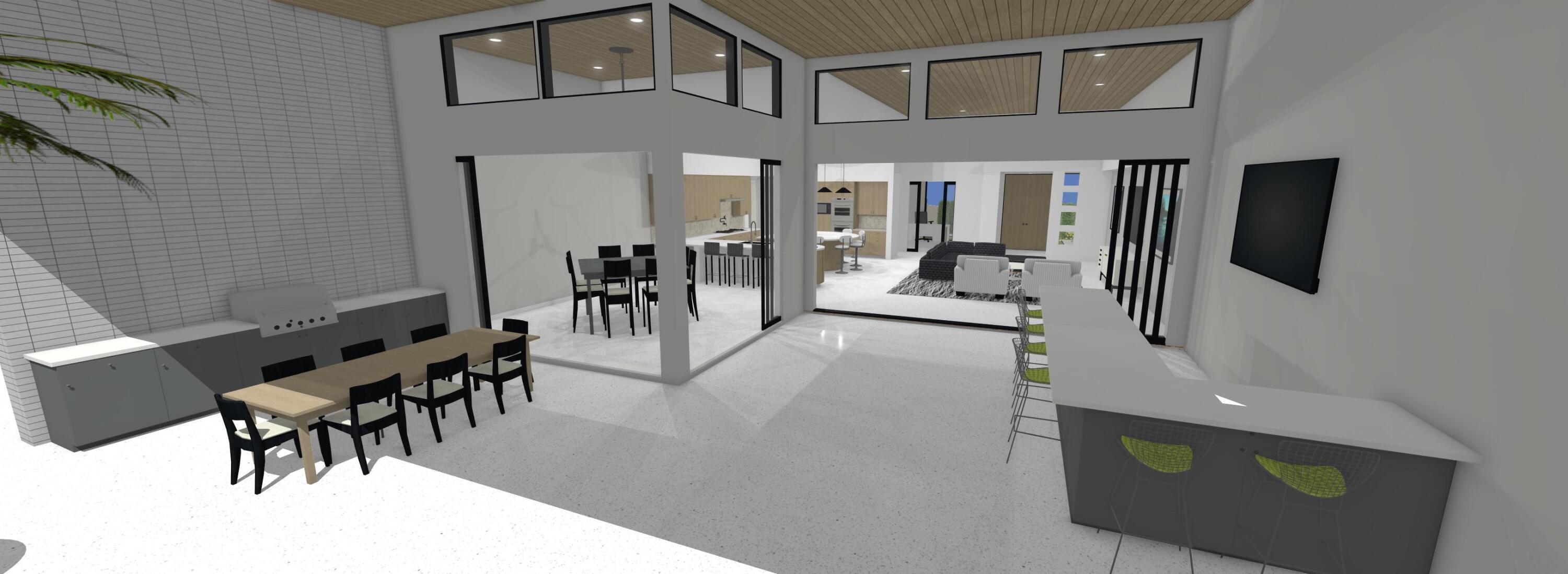 12102 Turnberry Drive Rancho Mirage, CA 92270 - Photo 23 of 28 a dining room with furniture and a floor to ceiling window