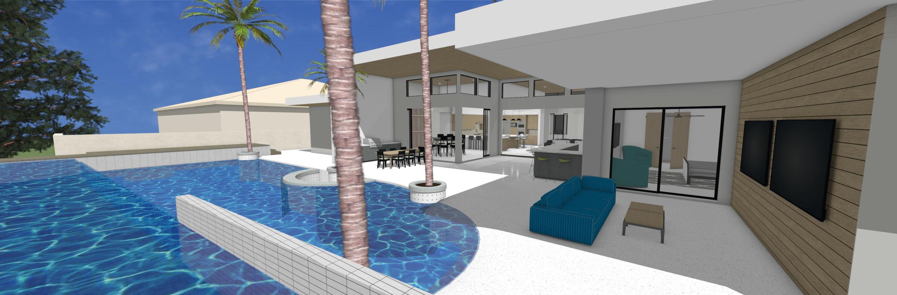 12102 Turnberry Drive Rancho Mirage, CA 92270 - Photo 25 of 28 a view of a living room and kitchen