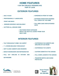 $499,999 | 11397 Southwest Carlisle Crossing Avenue, Port St. Lucie, FL 34987
