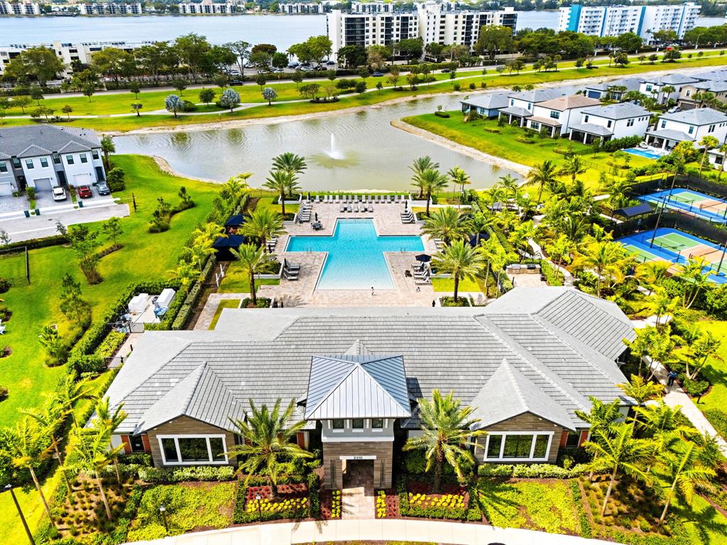 2178 Appleton Circle South Oakland Park, FL 33309 - Photo 14 of 22 an aerial view of residential houses with outdoor space and lake view