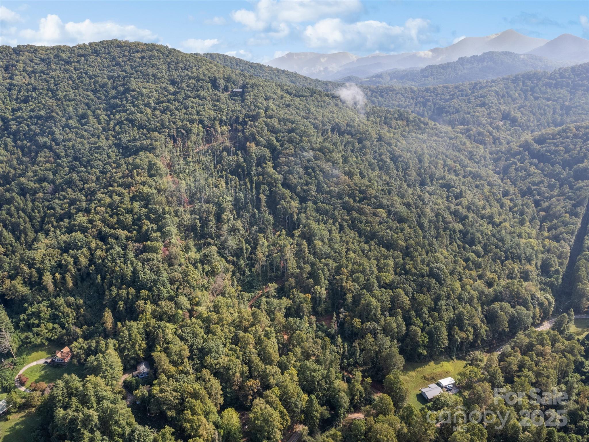 0 East Cope Creek Road Sylva, NC 28779 - Photo 5 of 28 a view of a dry yard with mountains in the background