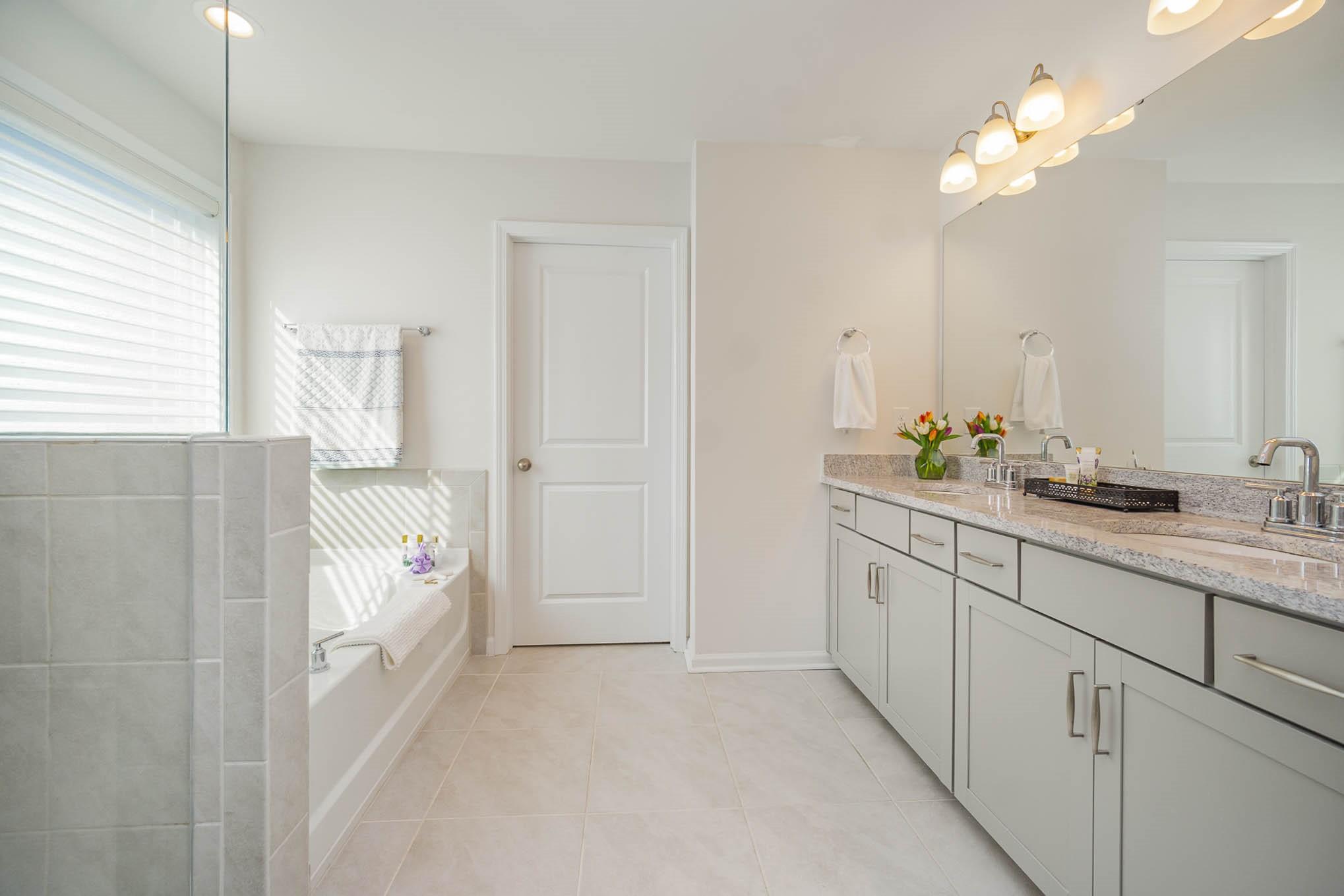 6029 Redwood Pine Road Concord, NC 28027 - Photo 21 of 48 a bathroom with a sink vanity and a mirror