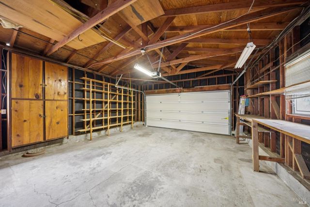 a view of a room with an empty space