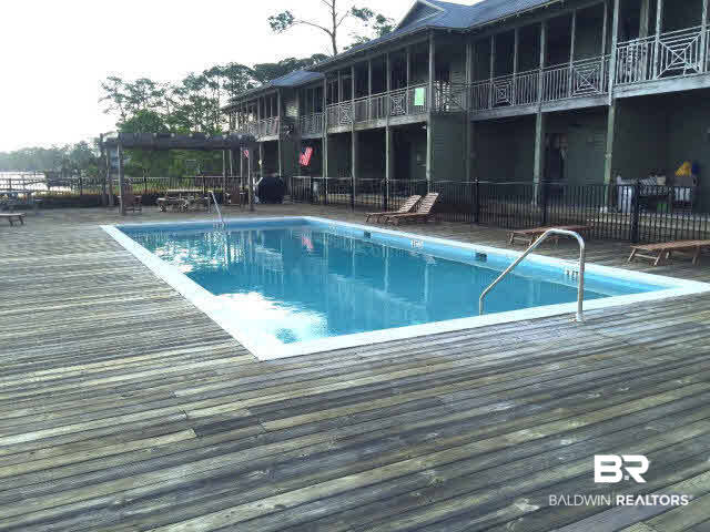 25773 Canal Road, Unit 26 Orange Beach, AL 36561 - Photo 40 of 42 This is the bay side pool by the lodge and marina