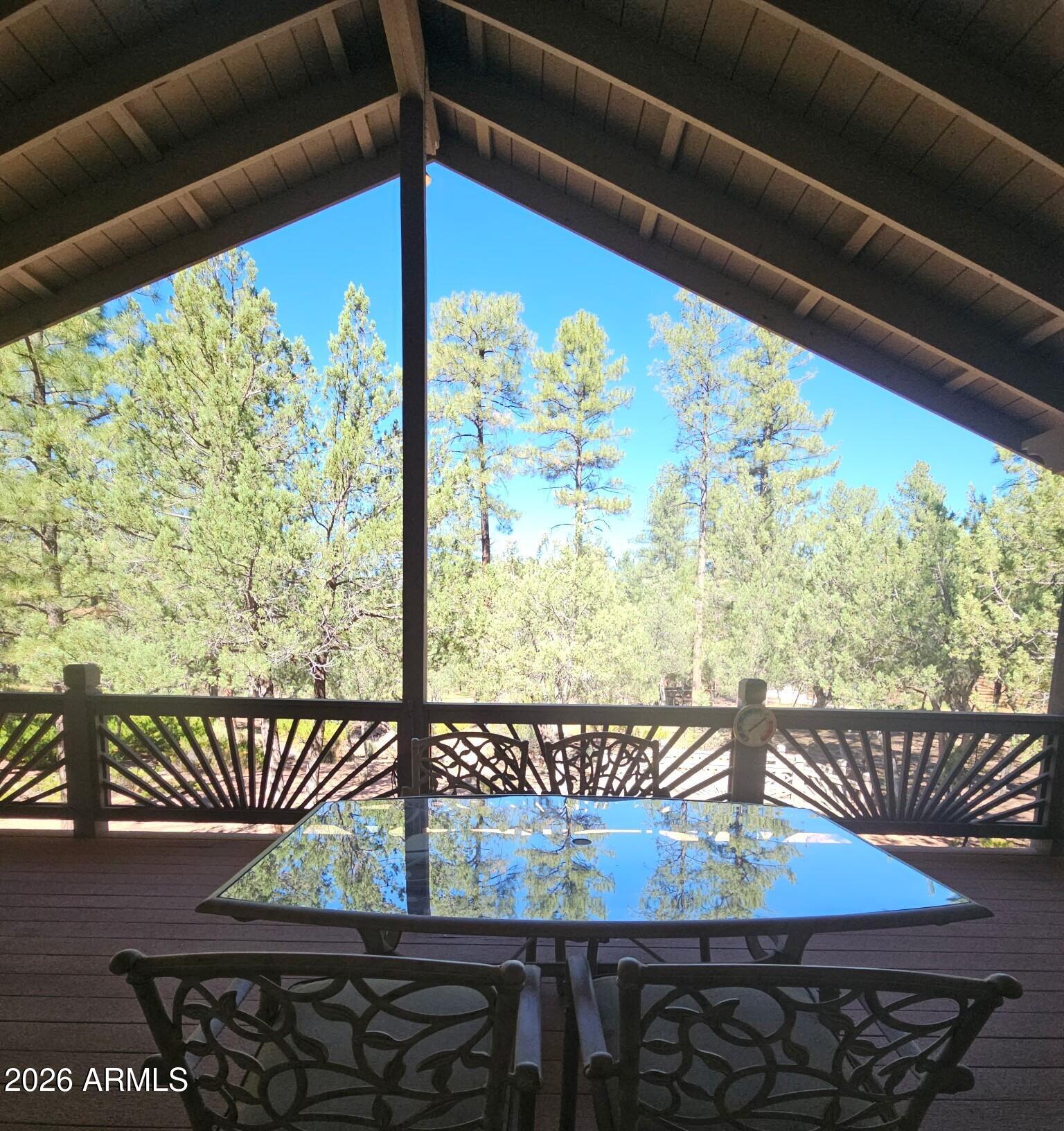 3638 North Whispering Pine Road Pine, AZ 85544 - Photo 23 of 32 Deck View