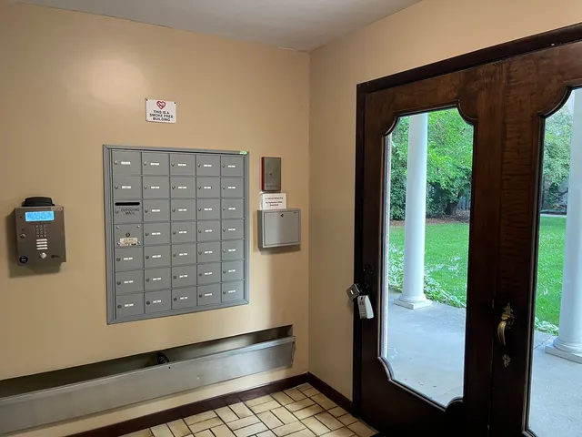 a view of front door