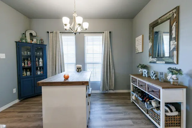 a very nice looking room with a large window