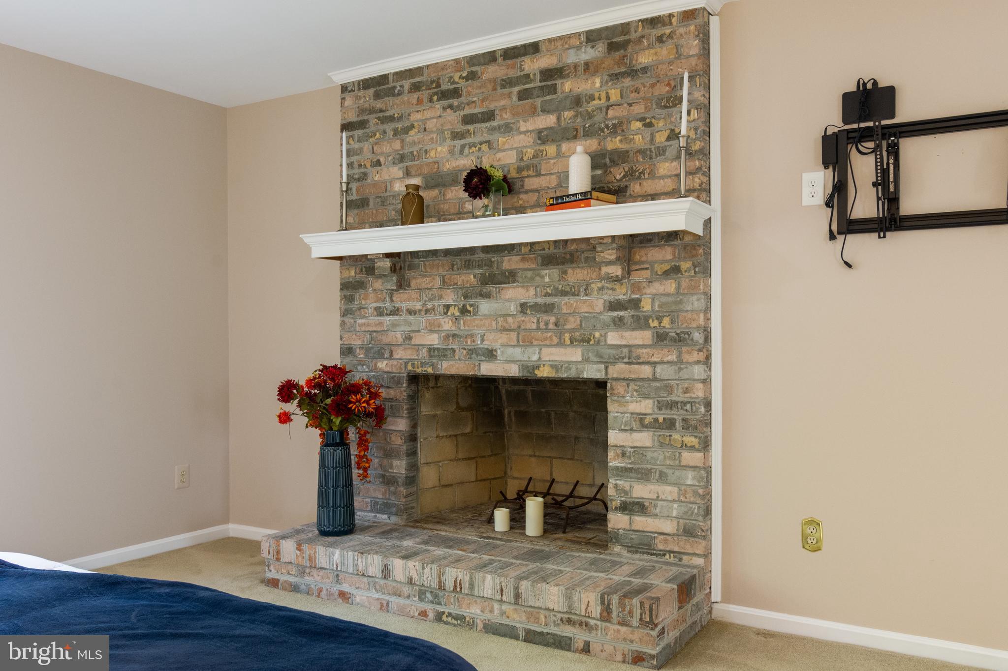 4036 Roop Road New Windsor, MD 21776 - Photo 29 of 55 a living room with a fireplace