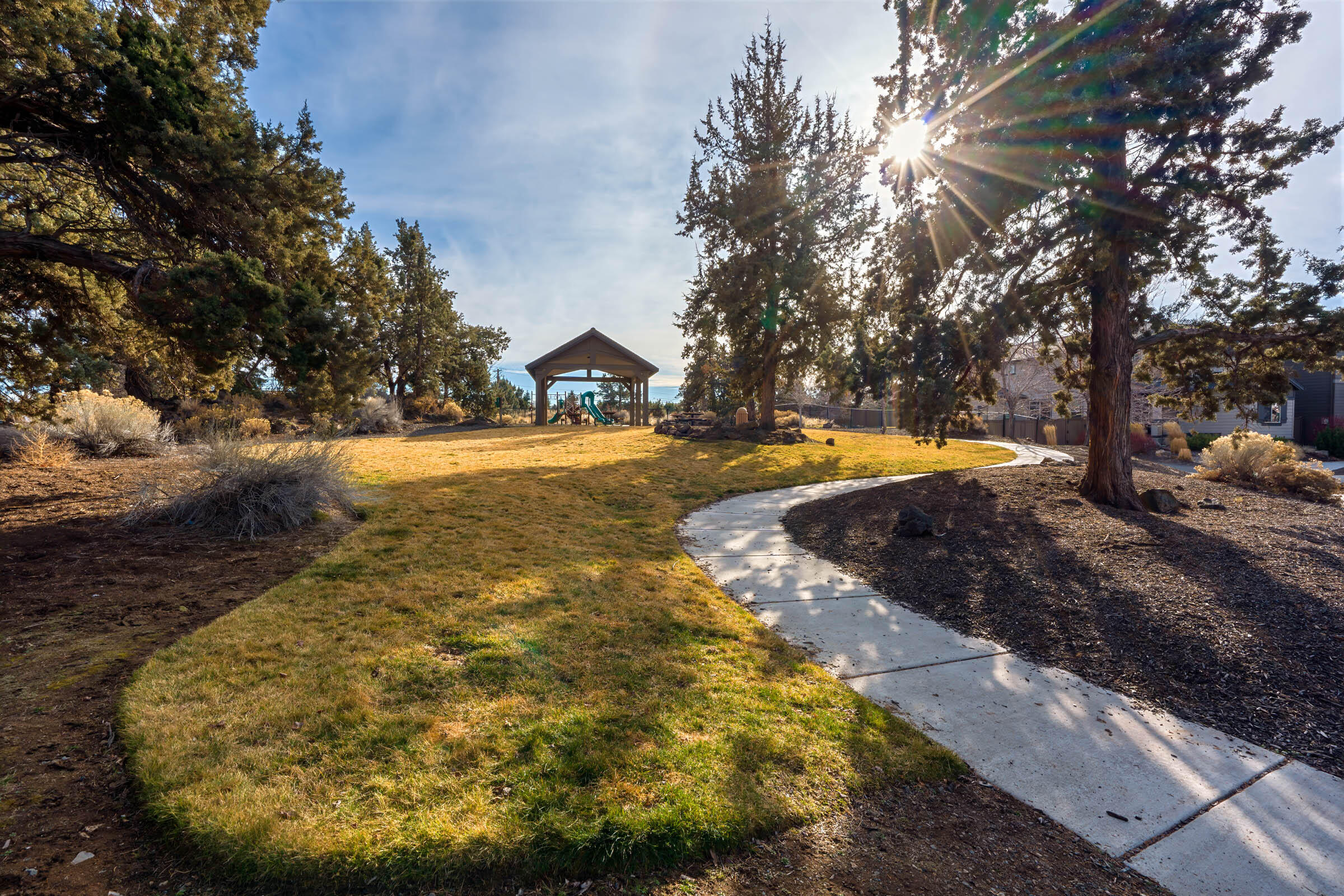 3365 Southwest 28th Street Redmond, OR 97756 - Photo 32 of 39 a view of a yard with large trees