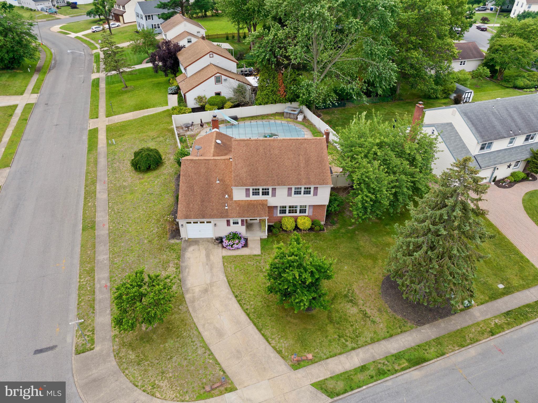 2505 Yellowstone Road Cinnaminson, NJ 08077 - Photo 33 of 40 an aerial view of a house with a garden