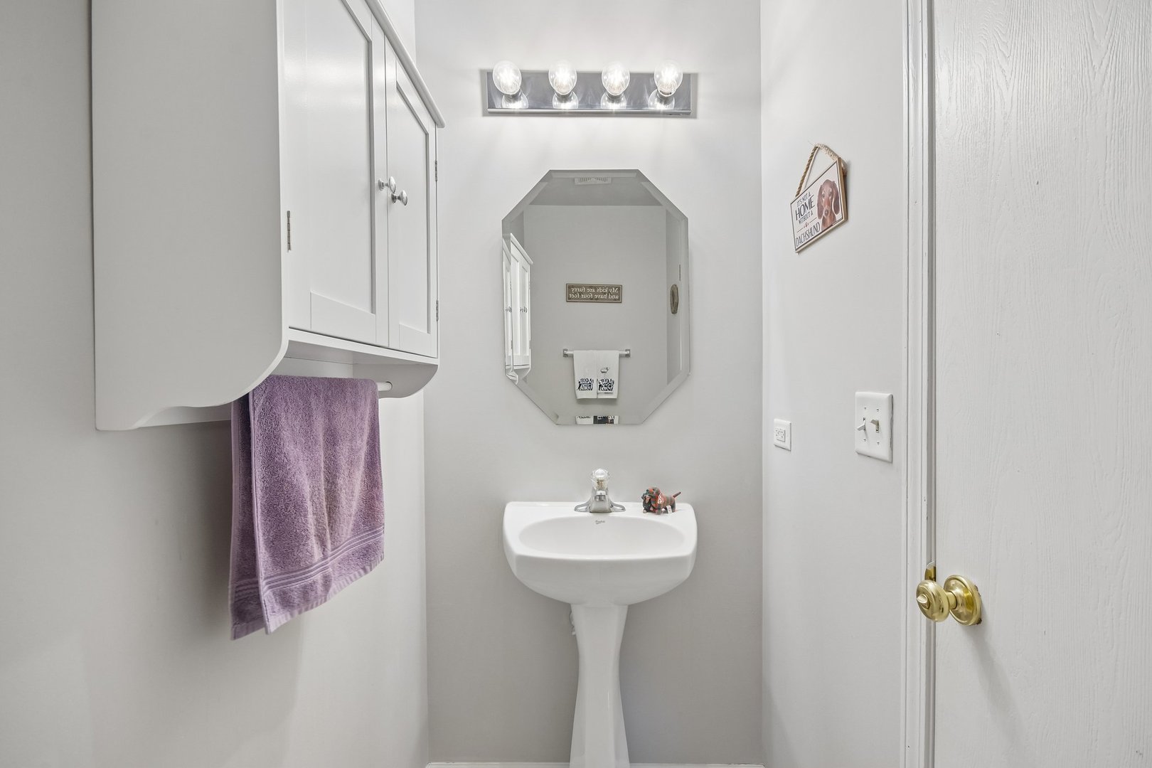 626 Triumph Court Hainesville, IL 60073 - Photo 17 of 32 a bathroom with a sink and a mirror