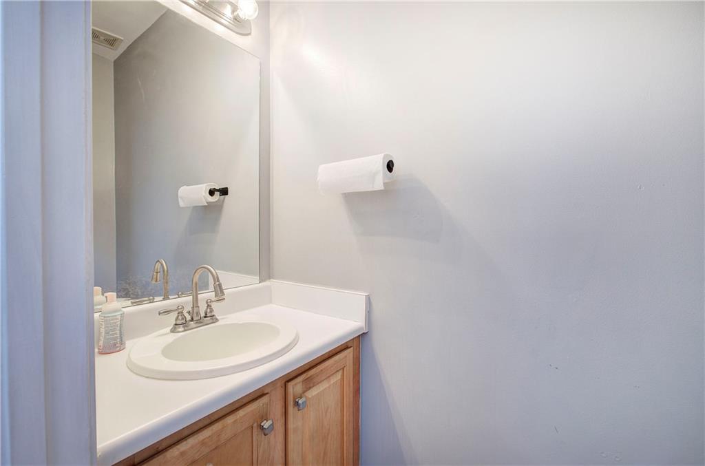 4508 Howell Farms Road Northwest Acworth, GA 30101 - Photo 19 of 42 a bathroom with a sink and a mirror