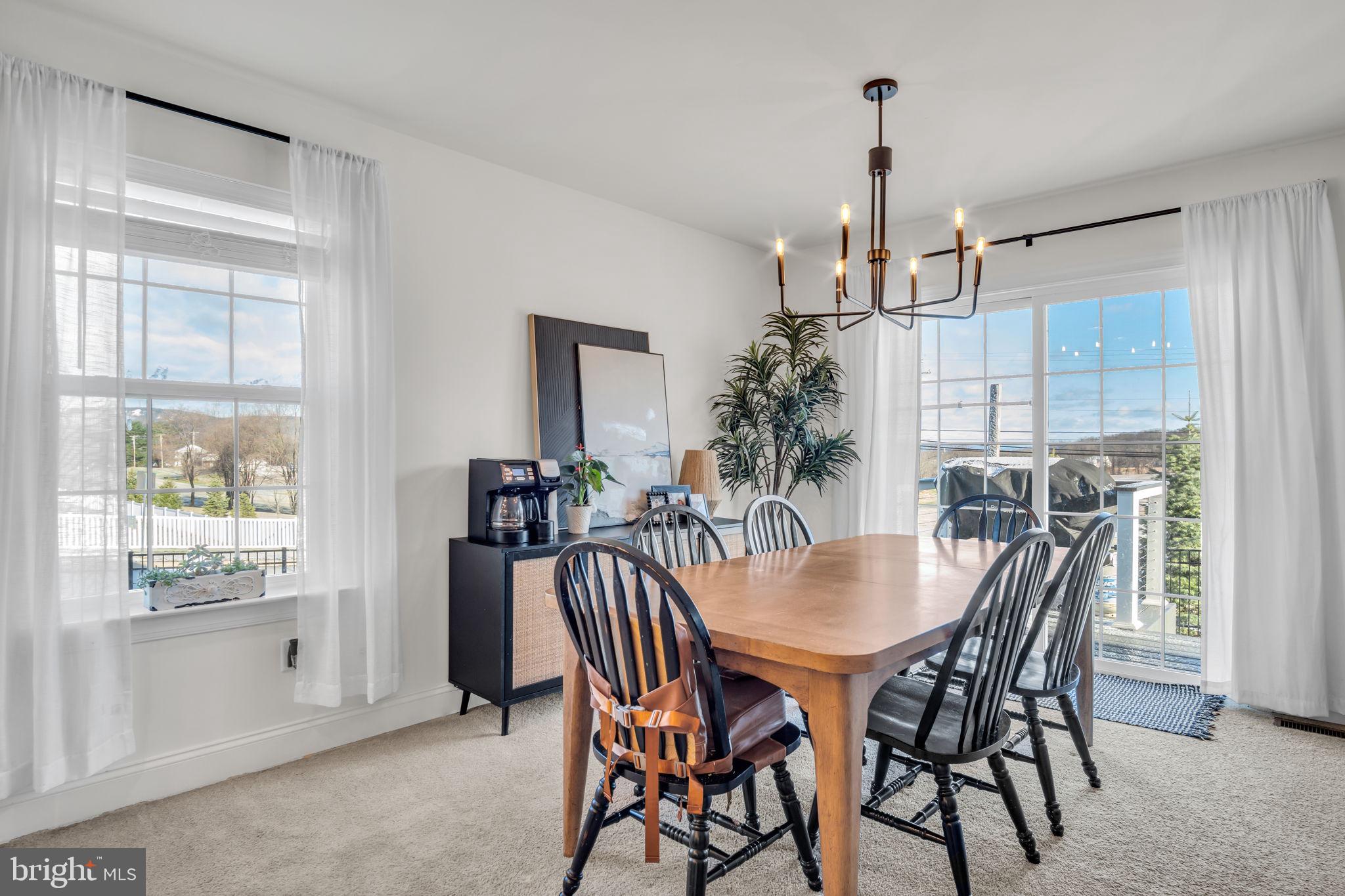 100 Eagle Road Dillsburg, PA 17019 - Photo 11 of 45 a view of a dining room with furniture window and outside view