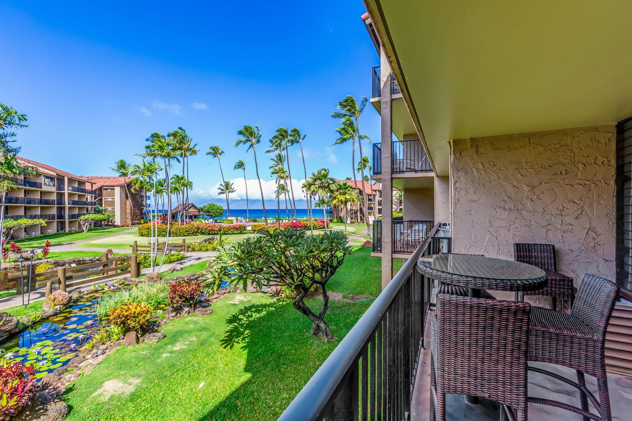 3543 Lower Honoapiilani Road, Unit C204 Lahaina, HI 96761 - Photo 4 of 28 a view of an outdoor sitting space