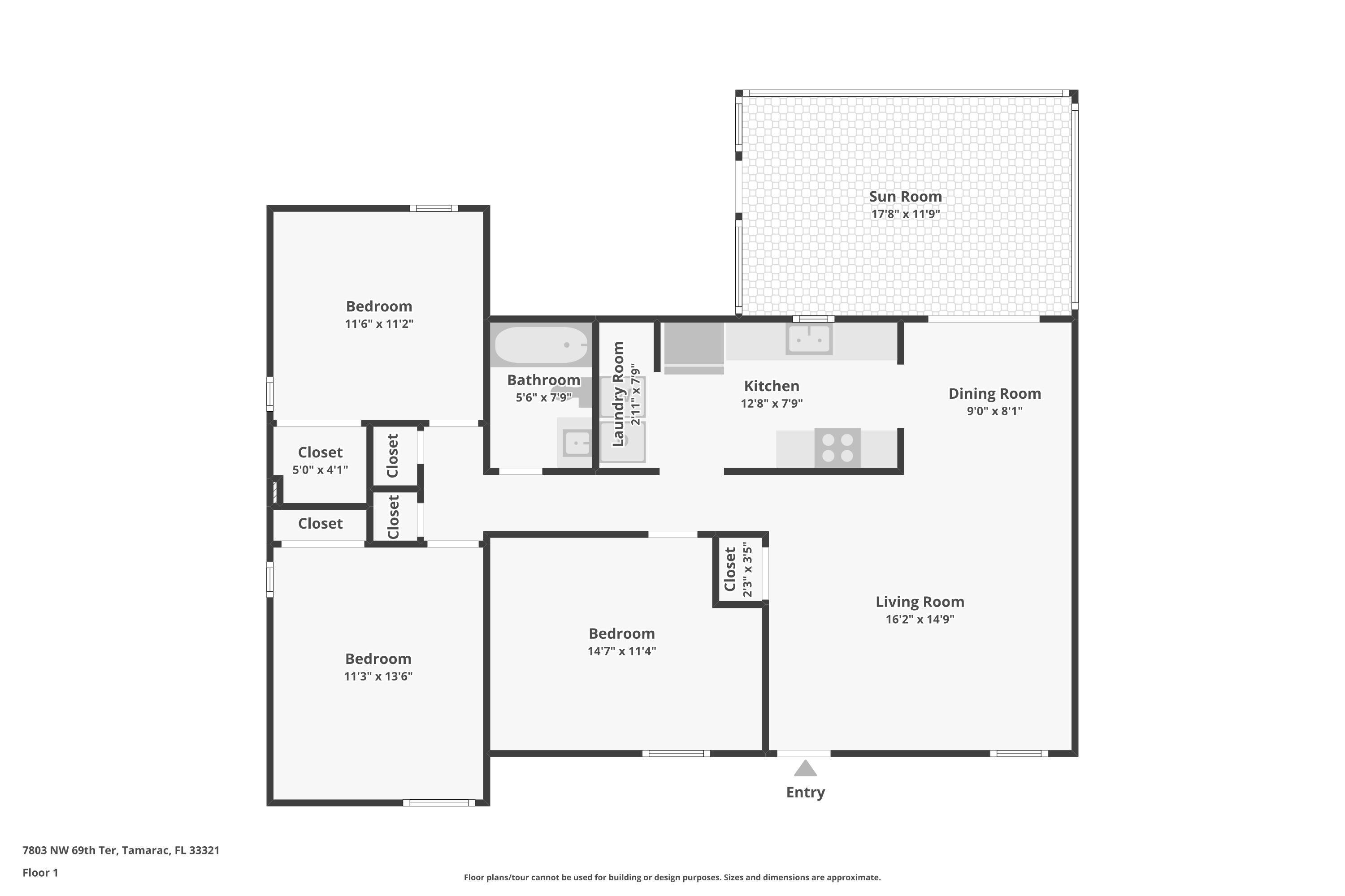 7803 Northwest 69th Terrace Tamarac, FL 33321 - Photo 36 of 47 1-floor-1