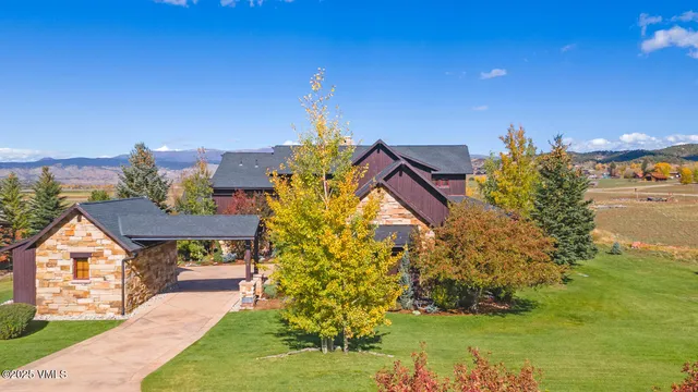 a view of an ocean and a mountain