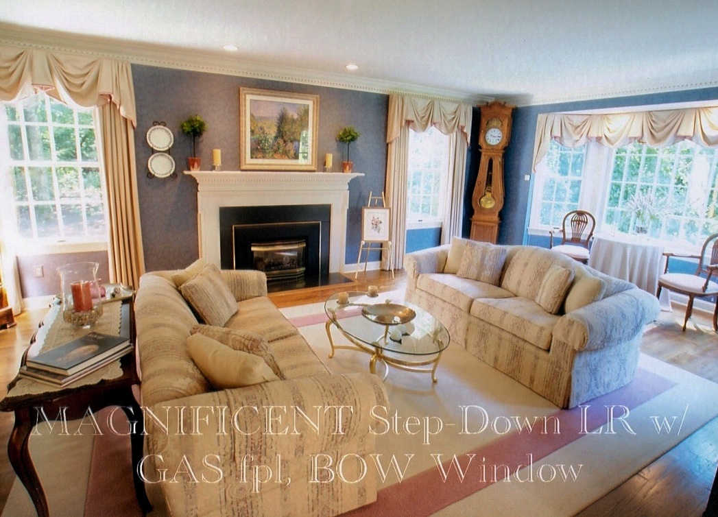 43 Signal Hill Road Wilton, CT 06897 - Photo 4 of 25 a living room with furniture and a fireplace