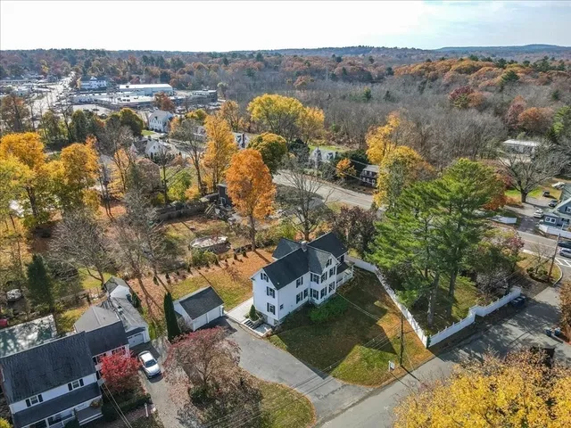 a view of city and mountain