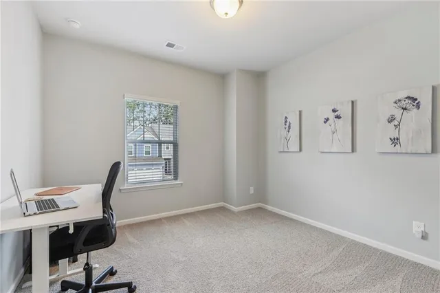 a view of a livingroom with a fireplace