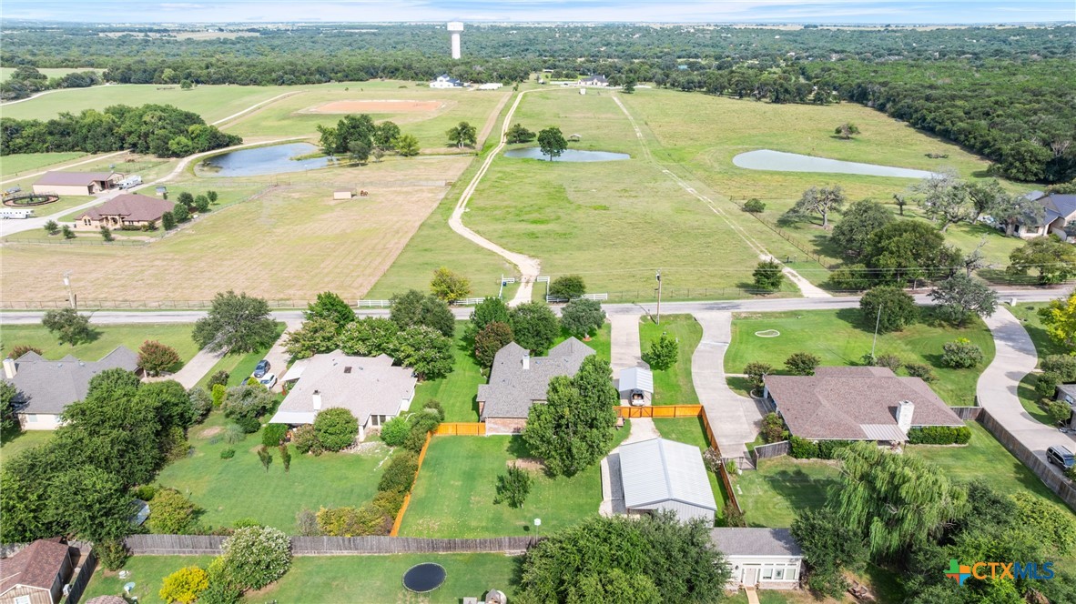 12312 Blackberry Road Salado, TX 76571 - Photo 44 of 46 an aerial view of residential houses with outdoor space and river view