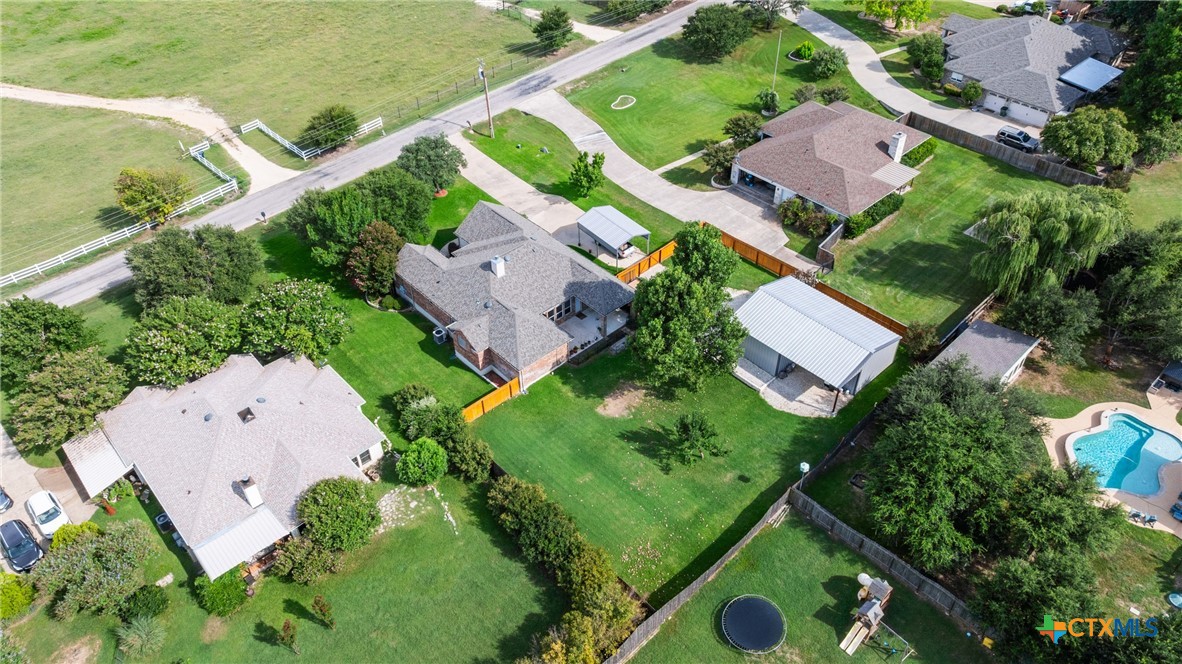 12312 Blackberry Road Salado, TX 76571 - Photo 5 of 46 an aerial view of house with yard