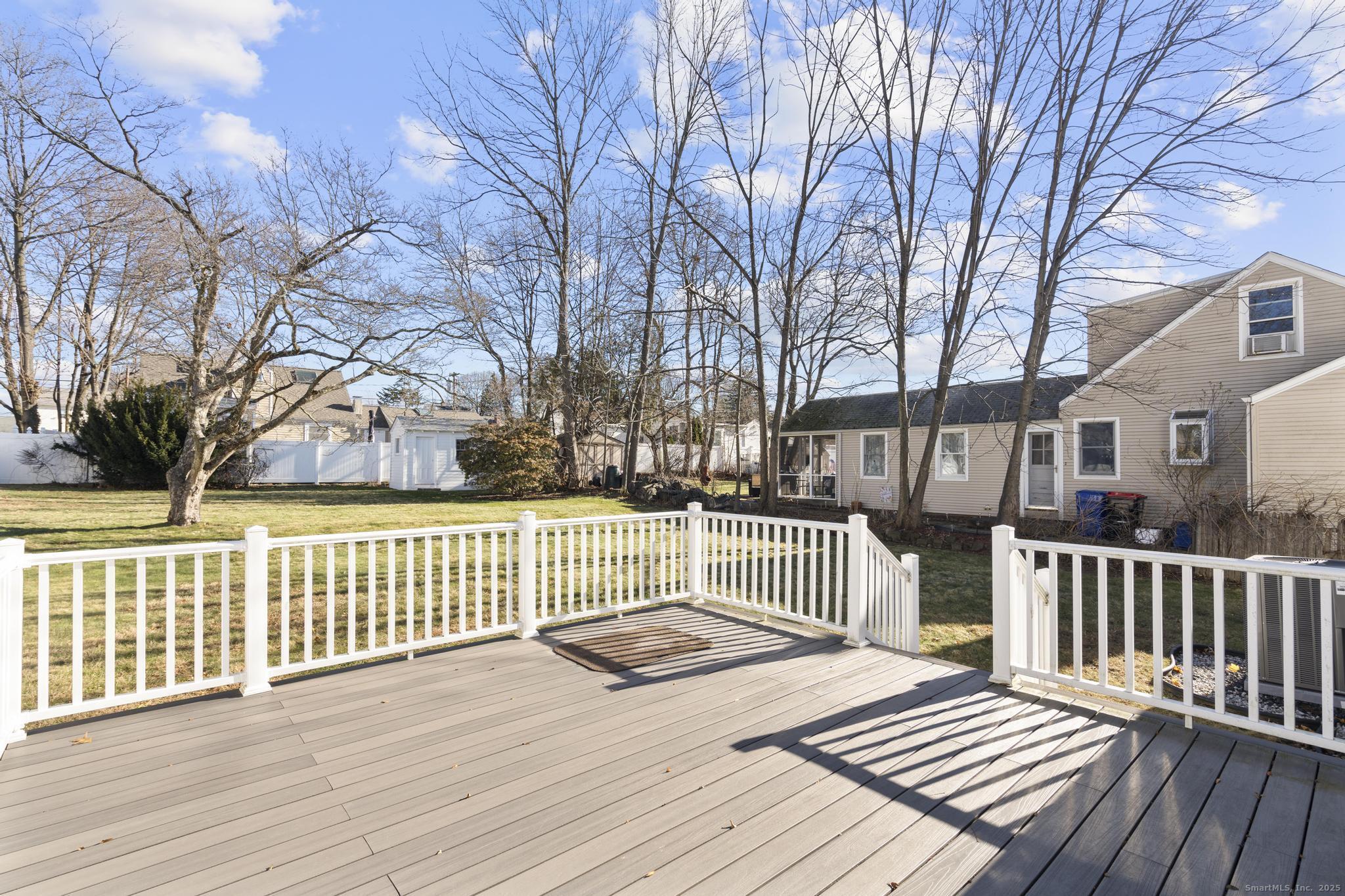 16 Silk Street Norwalk, CT 06850 - Photo 17 of 34 a view of a wooden roof deck