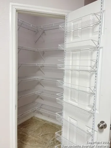 a view of a room with shelf