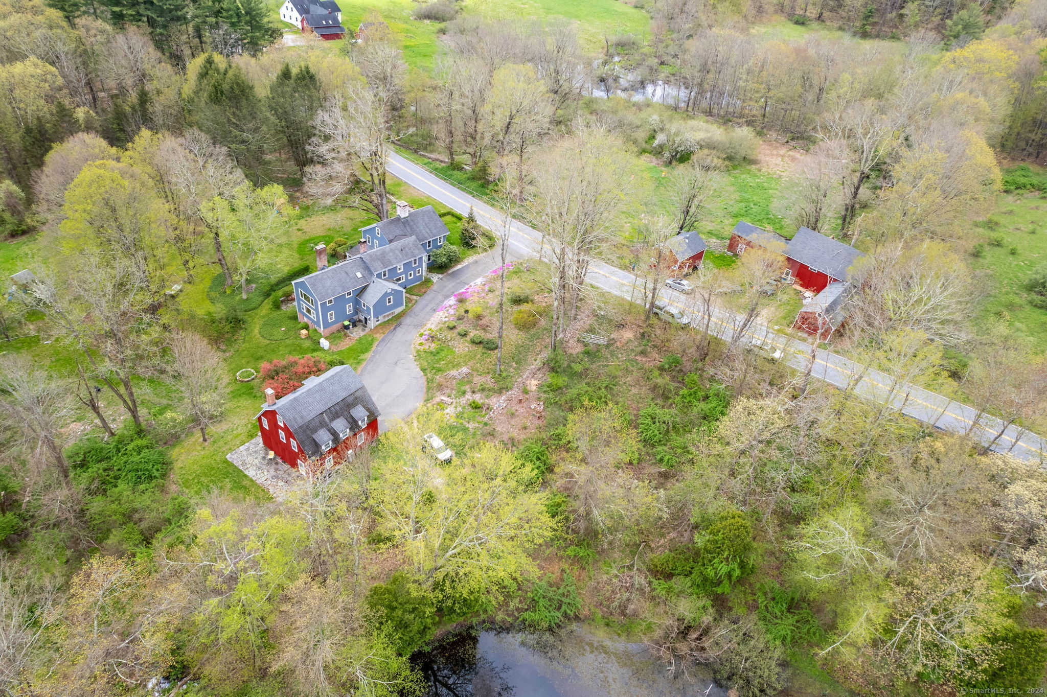 Welcome to 88 Clark Rd. Colonial Farmhouse and 89 Clark Rd. Barns . . .