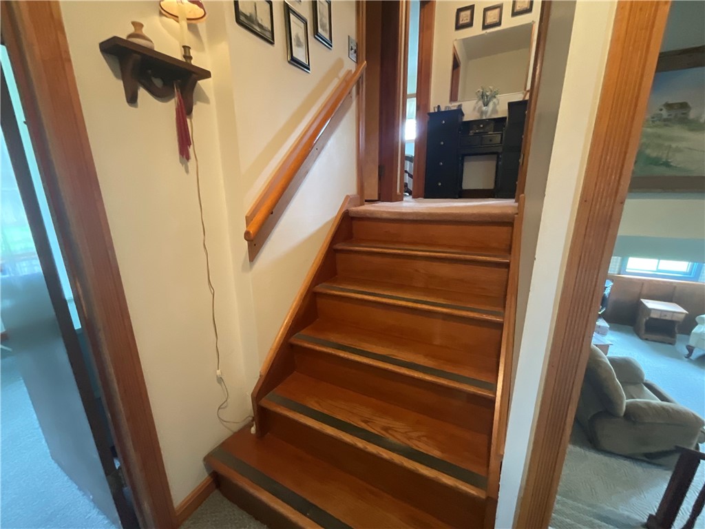 11586 Armison Road Hume, NY 14735 - Photo 12 of 31 Stairs to upper Level