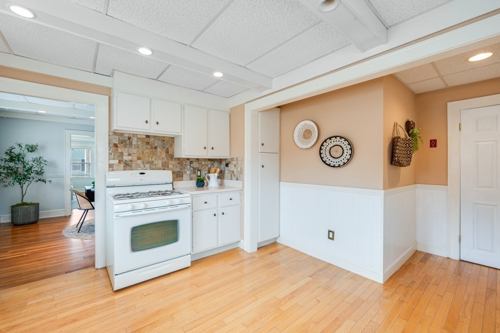 44 Jasper Street Saugus, MA 01906 - Photo 15 of 32 a view of kitchen cabinet and refrigerator