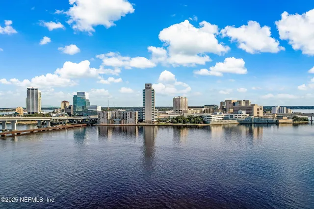 a picture of city view with sitting space