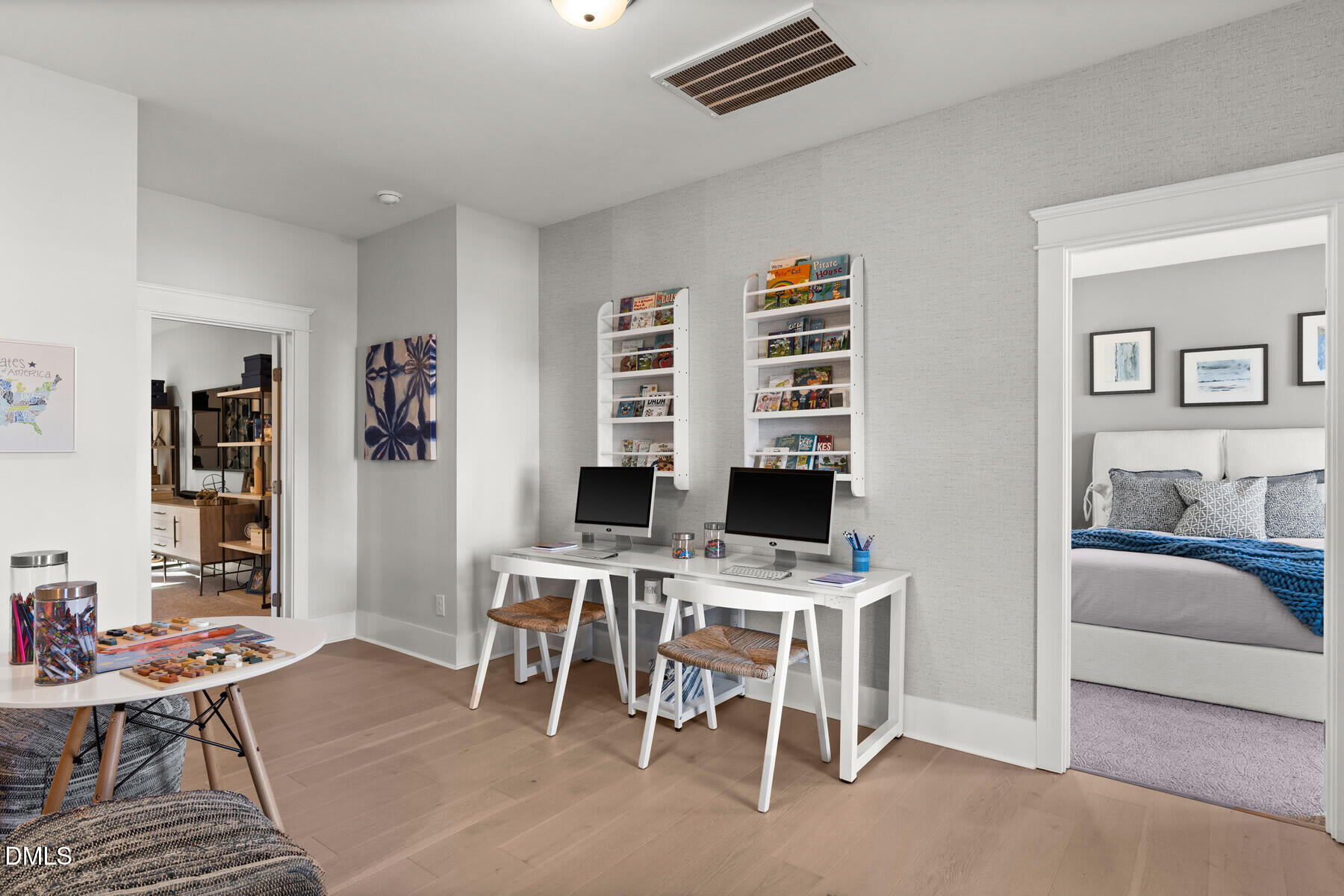 8116 Andrea Lane, Unit 101 Raleigh, NC 27613 - Photo 13 of 17 a view of a workspace with furniture and a workspace