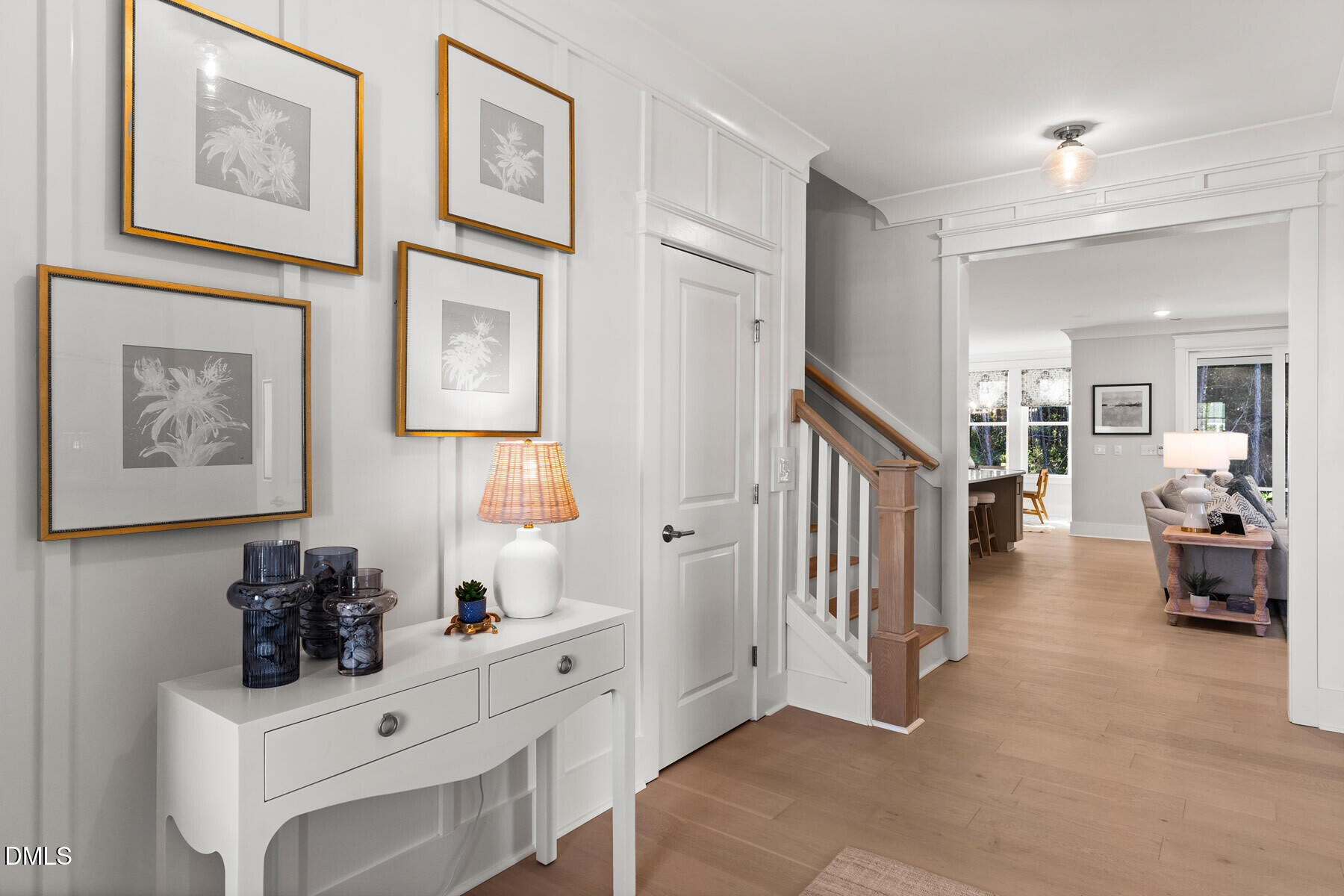 8116 Andrea Lane, Unit 101 Raleigh, NC 27613 - Photo 2 of 17 a view of a hallway with workspace and a window