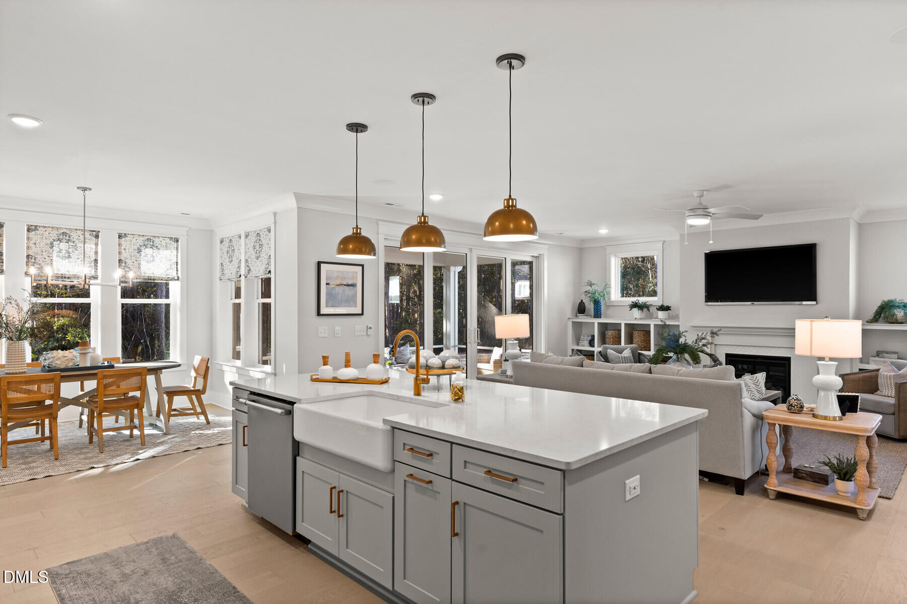 8116 Andrea Lane, Unit 101 Raleigh, NC 27613 - Photo 7 of 17 a kitchen with stainless steel appliances granite countertop a sink and a wooden floor