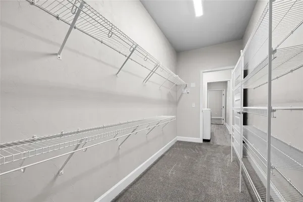 a view of a walk in closet