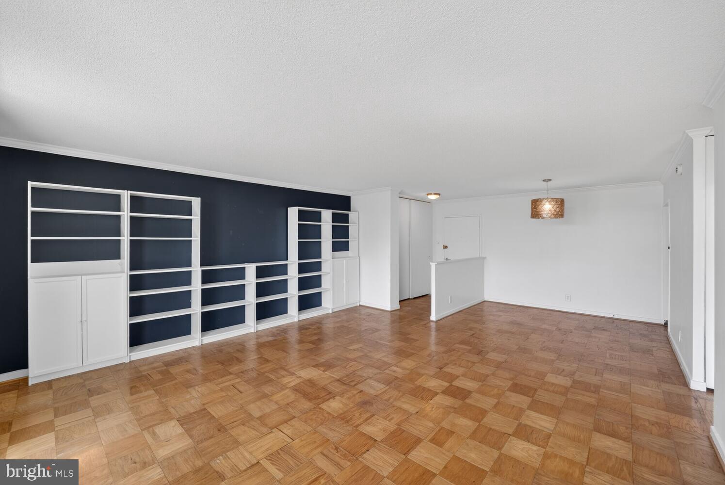 240 M Street Southwest, Unit E406 Washington, DC 20024 - Photo 10 of 38 a view of an empty room with a empty space and a window