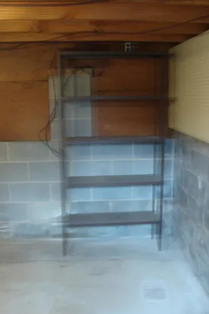 a close view of closet