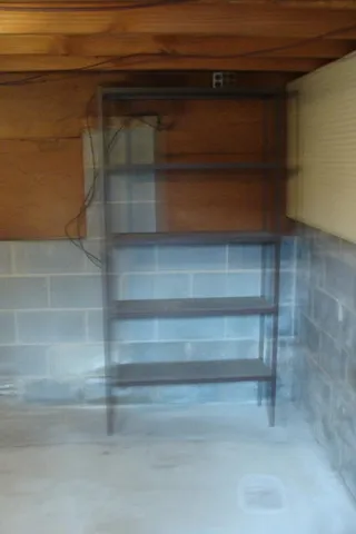 a close view of closet