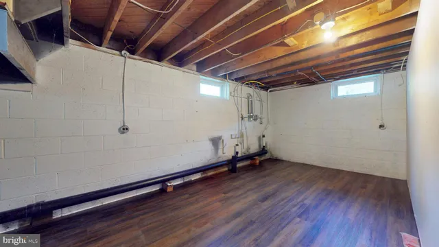 a view of swimming pool with a yard