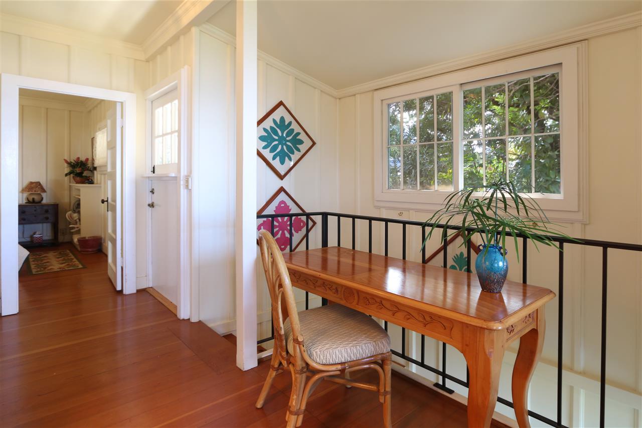 5231 Lower Kula Road Kula, HI 96790 - Photo 17 of 29 a view of entryway with wooden floor and windows
