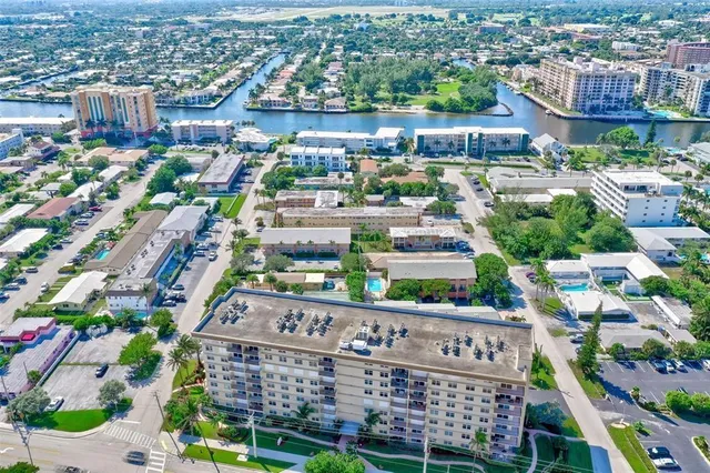 a view of swimming pool and lake