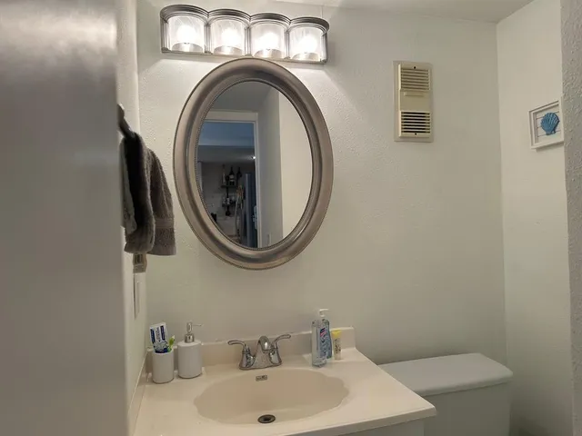 a bathroom with a sink and a toilet