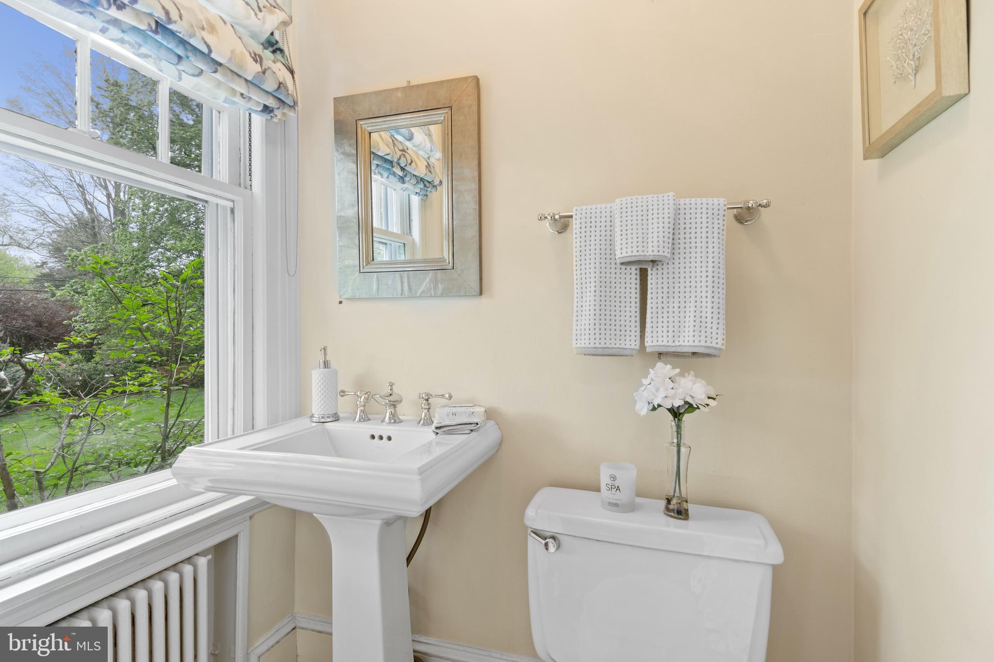 512 Dorset Road Devon, PA 19333 - Photo 18 of 48 a bathroom with a sink and a mirror