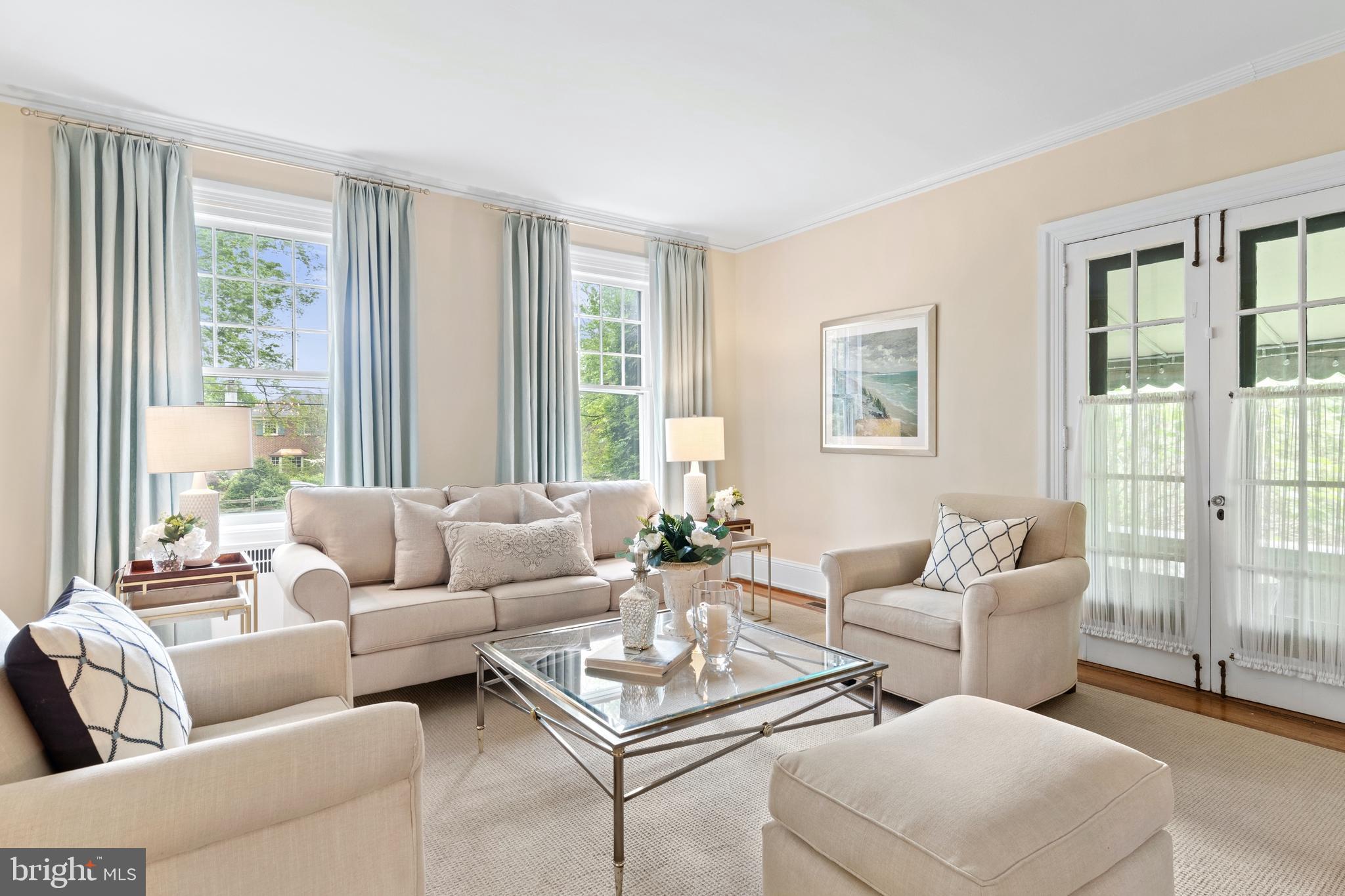 512 Dorset Road Devon, PA 19333 - Photo 20 of 48 a living room with furniture and a large window