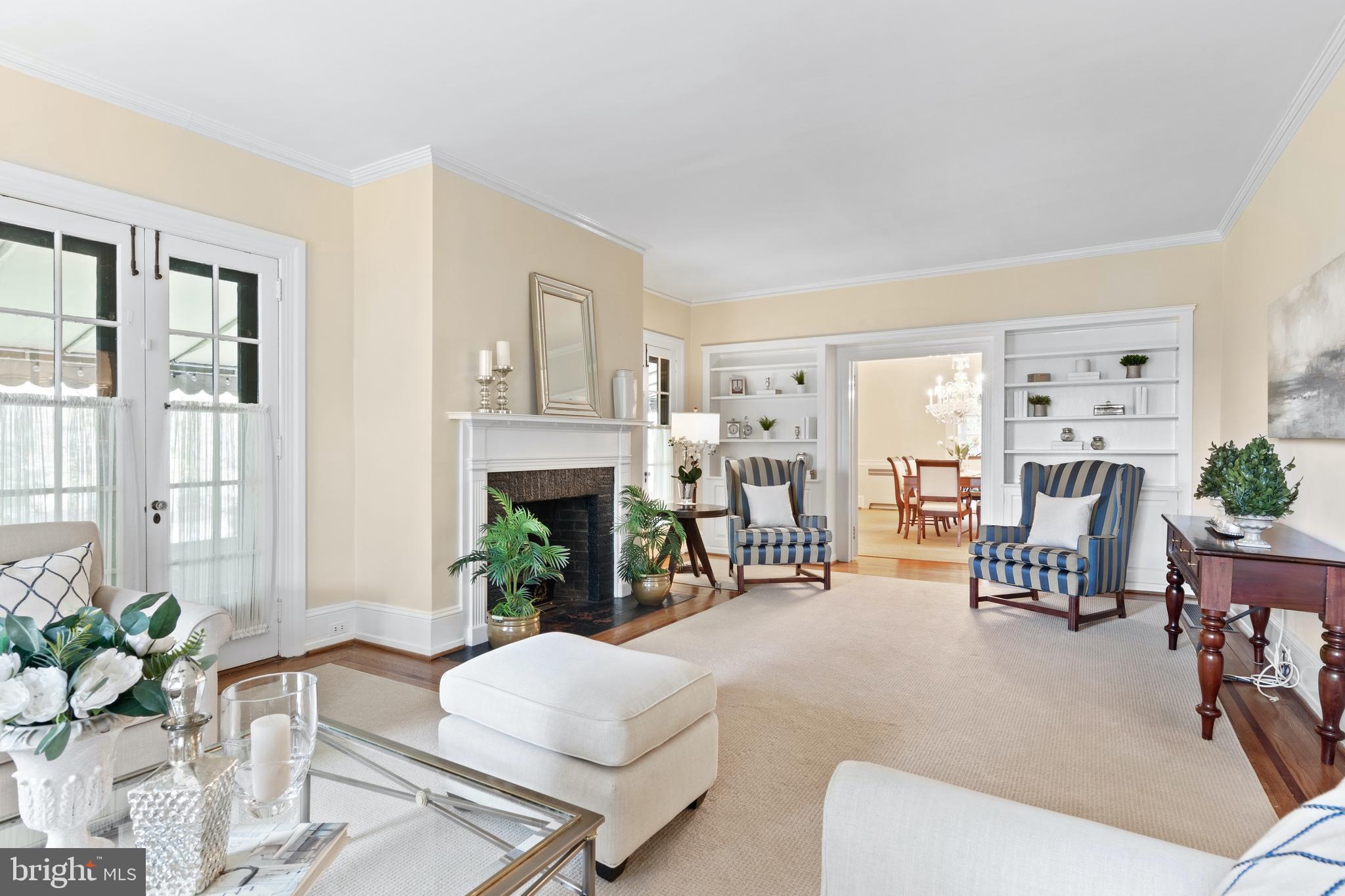 512 Dorset Road Devon, PA 19333 - Photo 21 of 48 a living room with furniture and a fireplace
