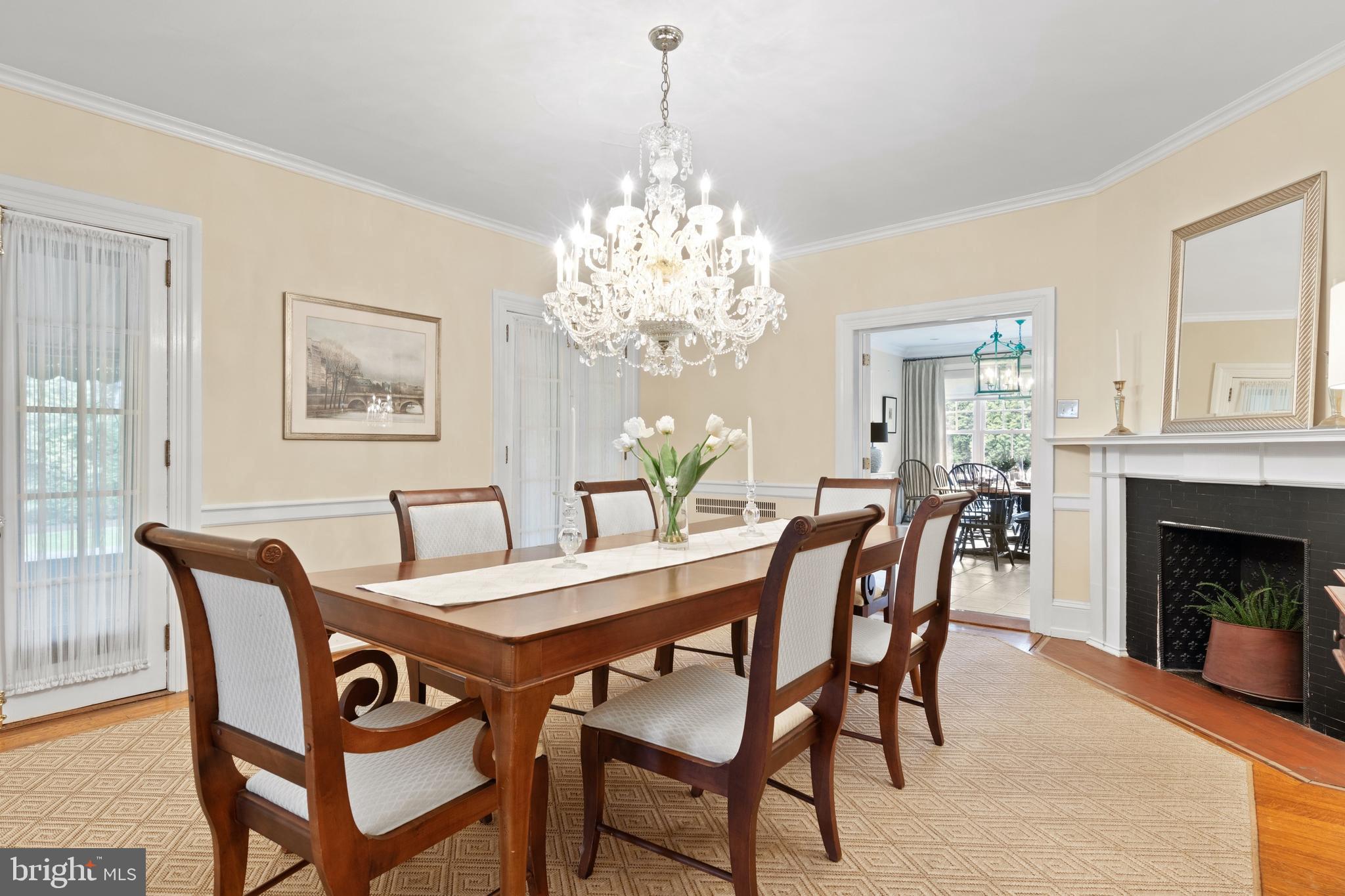 512 Dorset Road Devon, PA 19333 - Photo 24 of 48 a view of a dining room with furniture and chandelier
