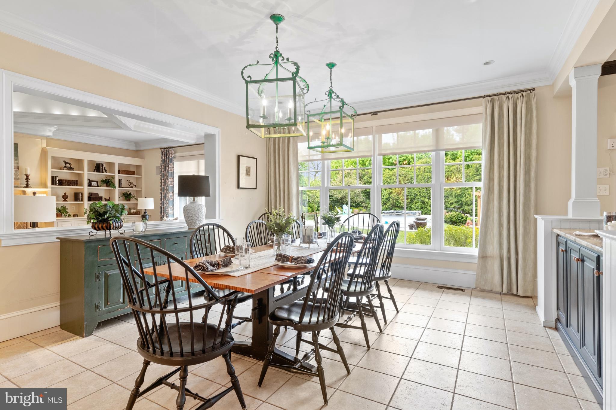 512 Dorset Road Devon, PA 19333 - Photo 31 of 48 a view of a dining room with furniture window and outside view