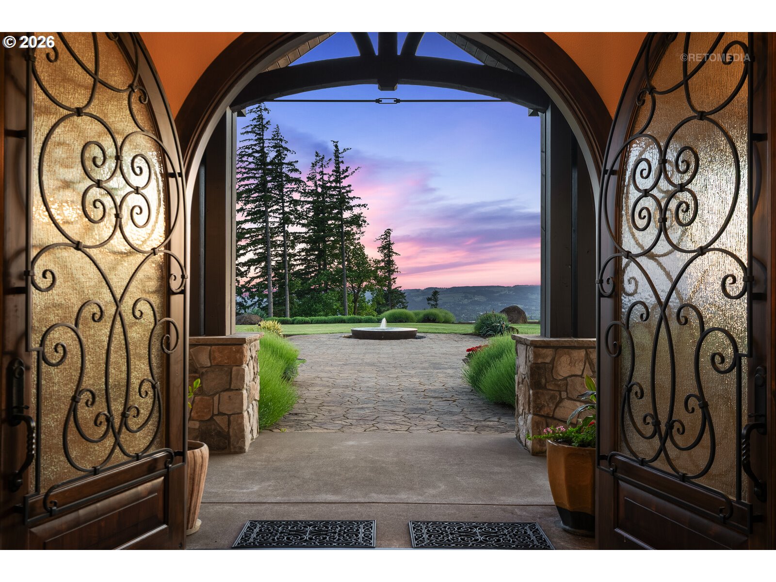 30460 Northeast Bell Road Newberg, OR 97132 - Photo 4 of 48 a view of entrance gate with wooden fence