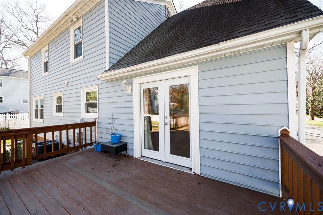 10400 Hamlin Drive Chester, VA 23831 - Photo 40 of 46 a view of a house with a deck
